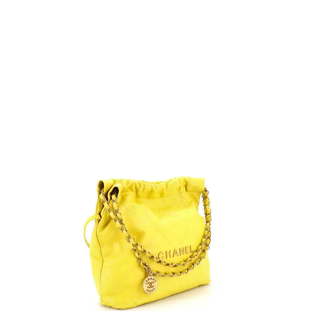 Chanel 22 Chain Hobo Quilted Calfskin #248434C48B - Picture 3 of 7